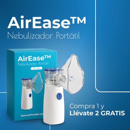 Promo 2X1 - AirEase™ Nebulizador Portátil