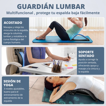 Masajeador lumbar y camilla-PureFlex