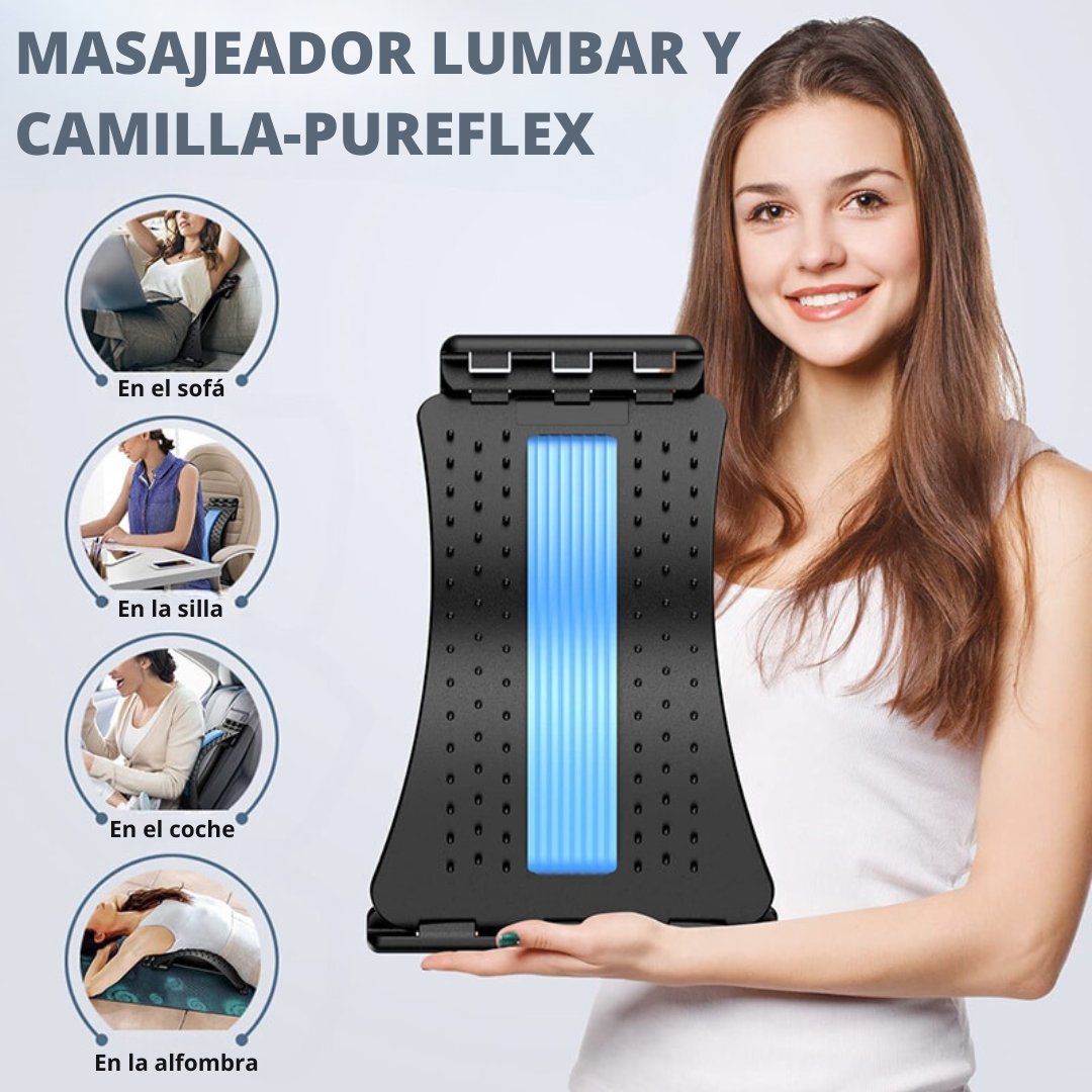 Masajeador lumbar y camilla-PureFlex