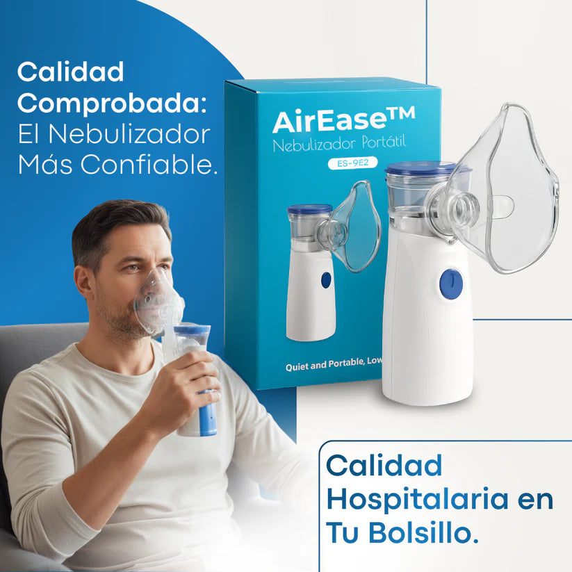 Promo 2X1 - AirEase™ Nebulizador Portátil